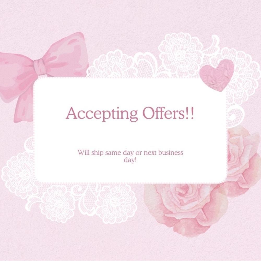 Accepting offers!